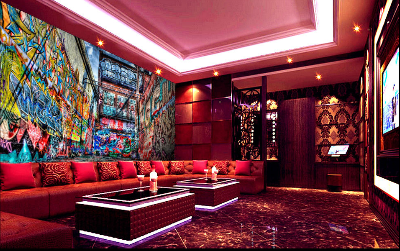 House Graffiti Wallpaper AJ Wallpaper