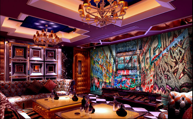 House Graffiti Wallpaper AJ Wallpaper