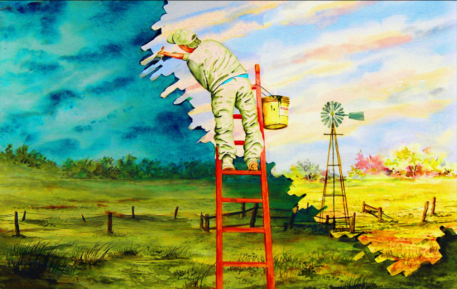 Painting Wall Wallpaper AJ Wallpaper