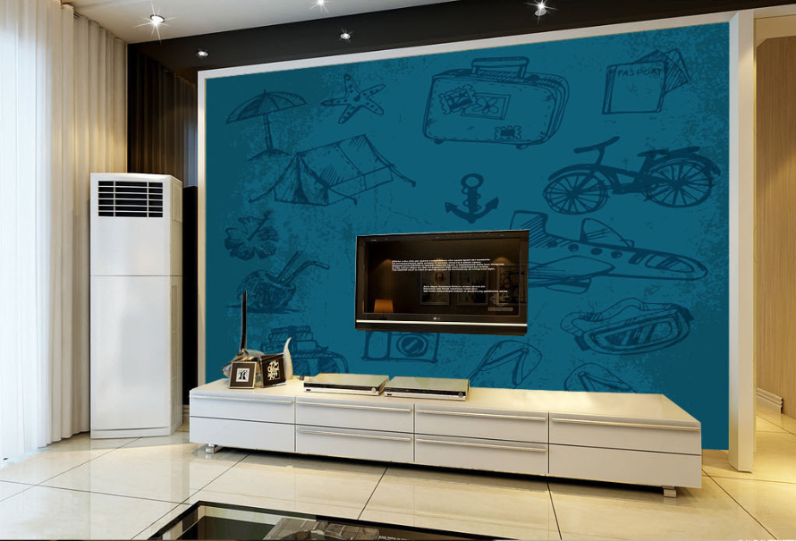 3D Coconut Bike 008 Wallpaper AJ Wallpaper