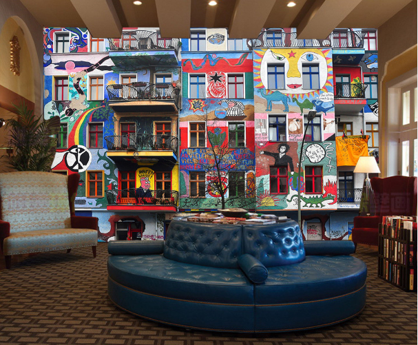 3D Building Doodle 010 Wallpaper AJ Wallpaper