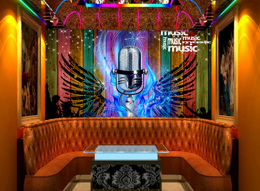 3D Microphone Wings 562 Wallpaper AJ Wallpaper