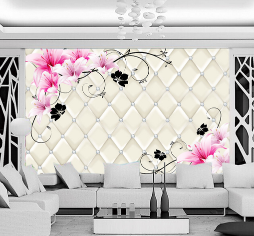 3D Red Flower 559 Wallpaper AJ Wallpaper