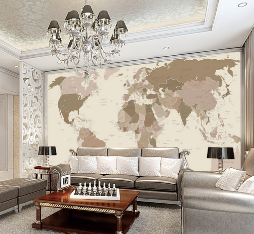 3D World Map 497 Wallpaper AJ Wallpaper