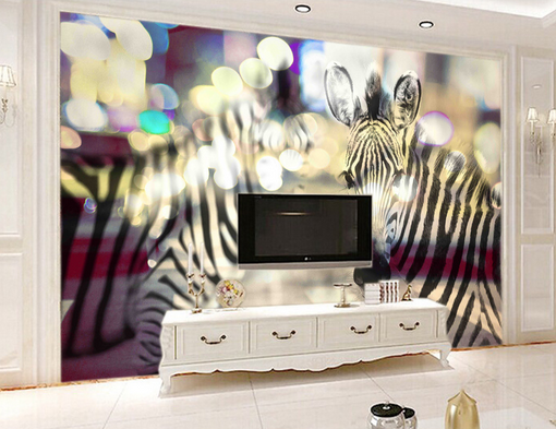 3D Sunshine Zebra 489 Wallpaper AJ Wallpaper