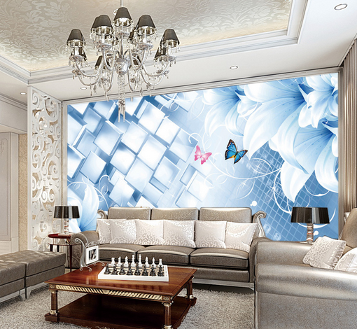 3D Blooming Butterfly 488 Wallpaper AJ Wallpaper