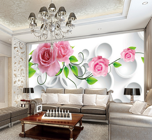 3D Charming Flowers 467 Wallpaper AJ Wallpaper