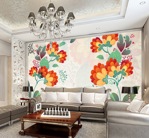 3D Flower Garden 456 Wallpaper AJ Wallpaper