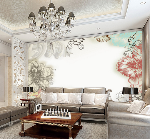 3D Fragrant Garden 451 Wallpaper AJ Wallpaper