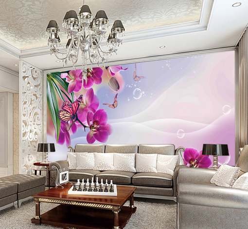 3D Delicate Butterfly 448 Wallpaper AJ Wallpaper