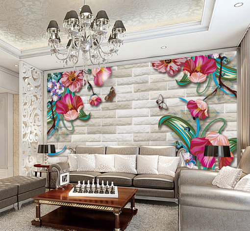 3D Wall Butterfly 439 Wallpaper AJ Wallpaper