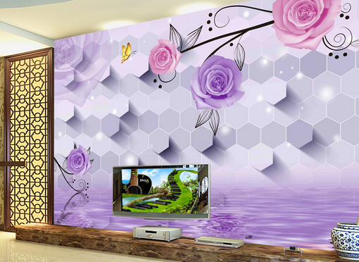 3D Flower Quebec 405 Wallpaper AJ Wallpaper