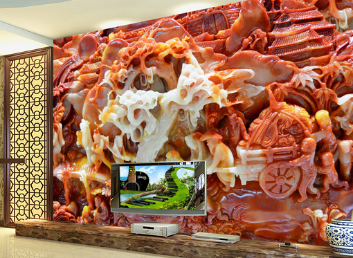 3D Carving Jade 356 Wallpaper AJ Wallpaper