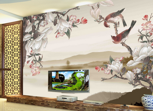 3D Bird Feeding 333 Wallpaper AJ Wallpaper