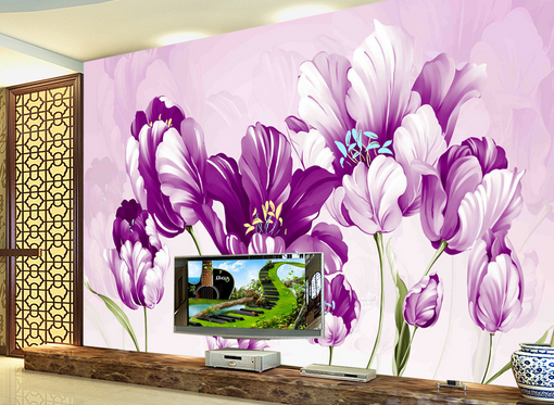 3D Large Petals 330 Wallpaper AJ Wallpaper