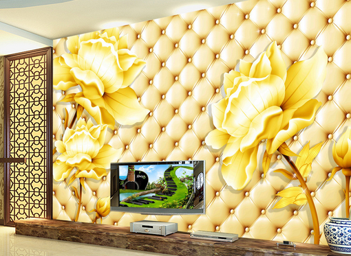 3D Blooming Flowers 327 Wallpaper AJ Wallpaper