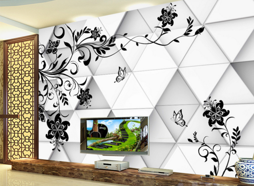 3D Butterfly Vine 283 Wallpaper AJ Wallpaper