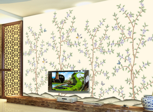 3D Flower And Bird 267 Wallpaper AJ Wallpaper