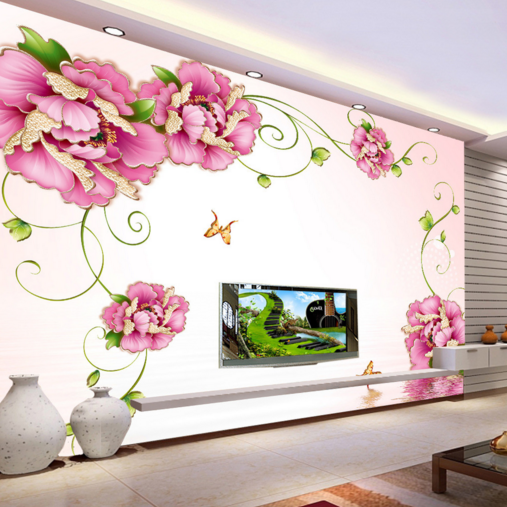 3D Rattan Flower 254 Wallpaper AJ Wallpaper