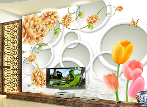 3D Butterfly River 248 Wallpaper AJ Wallpaper