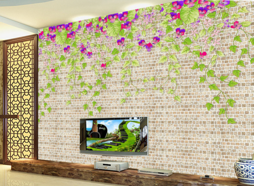 3D Vine Leaves 247 Wallpaper AJ Wallpaper