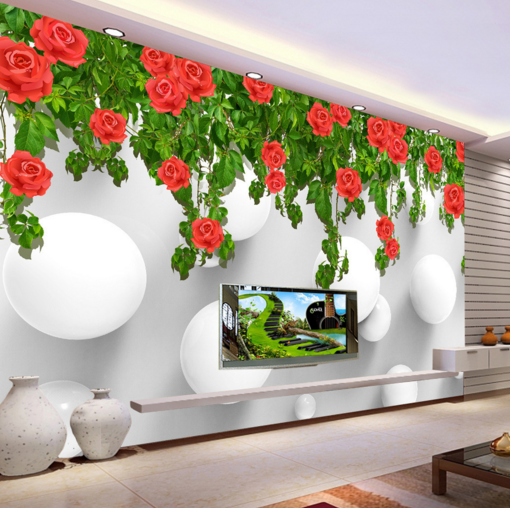 3D Round Flower 237 Wallpaper AJ Wallpaper