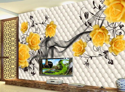 3D Fog Rose 233 Wallpaper AJ Wallpaper