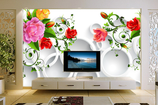 3D Gorgeous Flowers 228 Wallpaper AJ Wallpaper