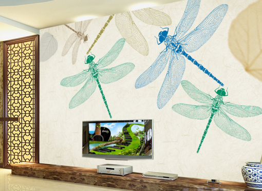 3D Large Dragonfly 204 Wallpaper AJ Wallpaper