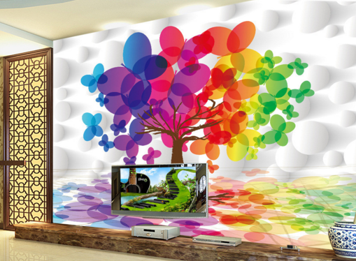 3D Ellipse Tree 185 Wallpaper AJ Wallpaper