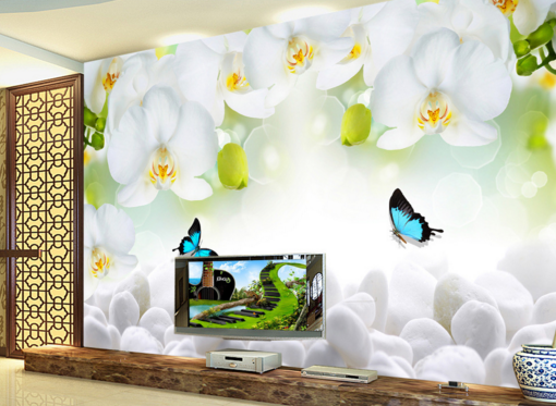 3D Cotton Butterfly 172 Wallpaper AJ Wallpaper