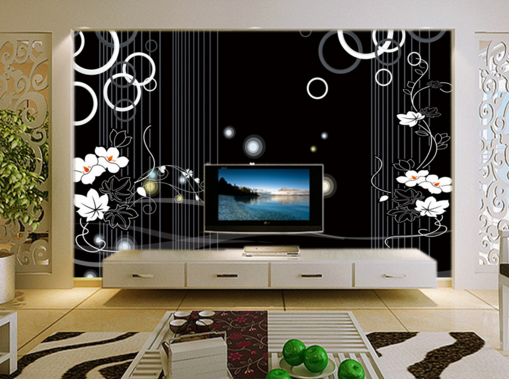 3D Small White Flowers 135 Wallpaper AJ Wallpaper