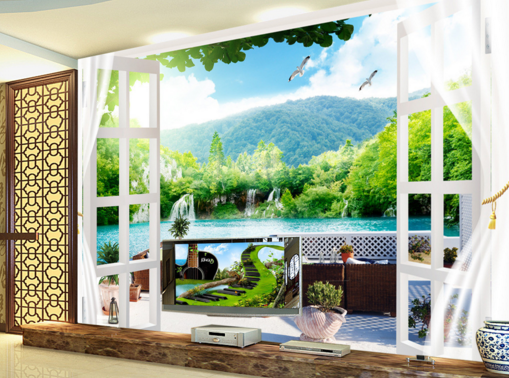 3D Forest River 124 Wallpaper AJ Wallpaper