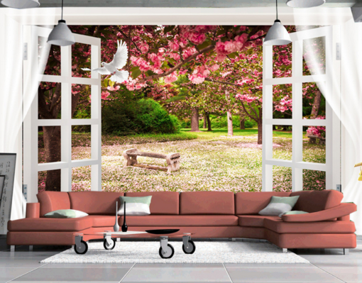 3D Petal Chair 116 Wallpaper AJ Wallpaper