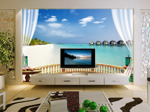 3D Sky Beach 100 Wallpaper AJ Wallpaper