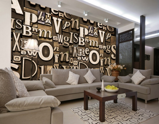 3D Big Letters 068 Wallpaper AJ Wallpaper