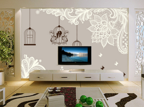 3D Bird Cage 060 Wallpaper AJ Wallpaper