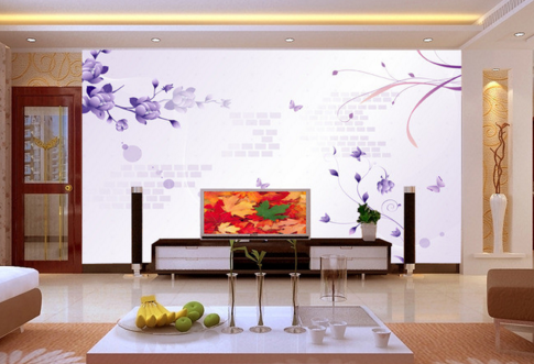 3D Float Flowers 045 Wallpaper AJ Wallpaper