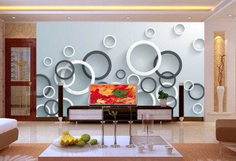 3D Circle Display 026 Wallpaper AJ Wallpaper