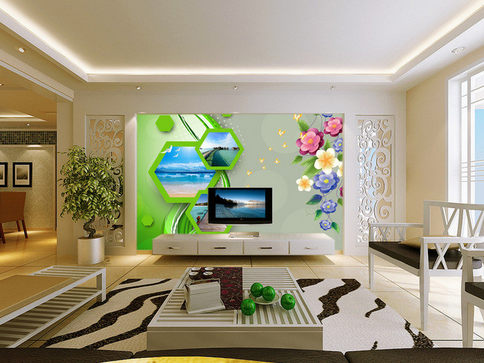 3D Photo Flower 001 Wallpaper AJ Wallpaper