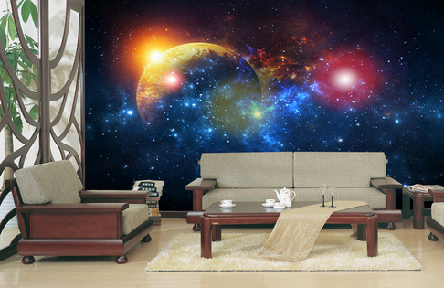 3D Planet Stars 775 Wallpaper AJ Wallpaper