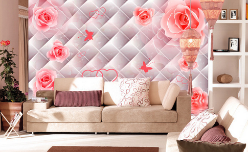 3D Love Flower 776 Wallpaper AJ Wallpaper