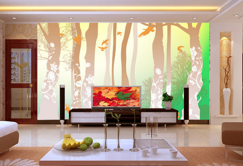 3D Deer Bird 760 Wallpaper AJ Wallpaper