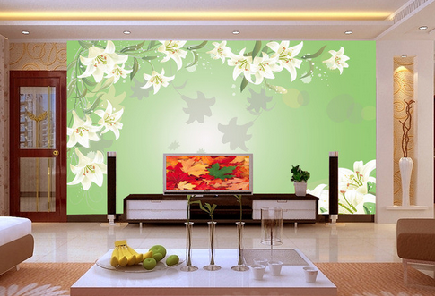 3D Blooming Stars 749 Wallpaper AJ Wallpaper