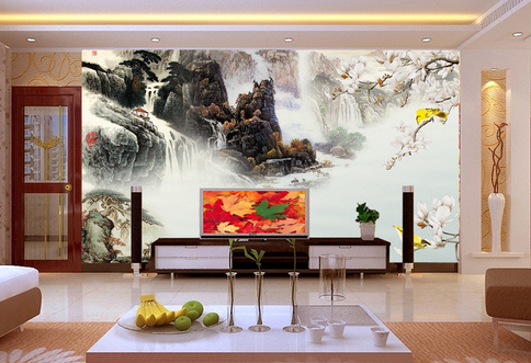 3D Mountain Peak 747 Wallpaper AJ Wallpaper