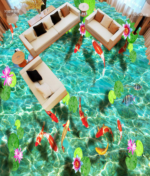 3D Sparkling 043 Floor Mural Wallpaper AJ Wallpaper 2