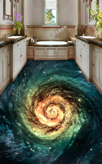 3D Whirlpool 029 Floor Mural Wallpaper AJ Wallpaper 2