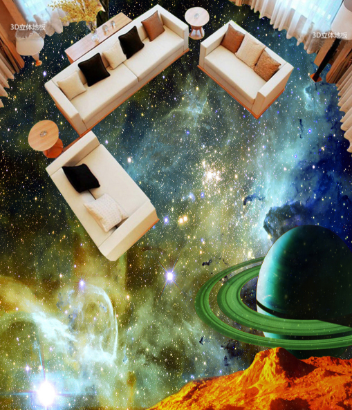 3D Beautiful Starry Sky 025 Floor Mural Wallpaper AJ Wallpaper 2