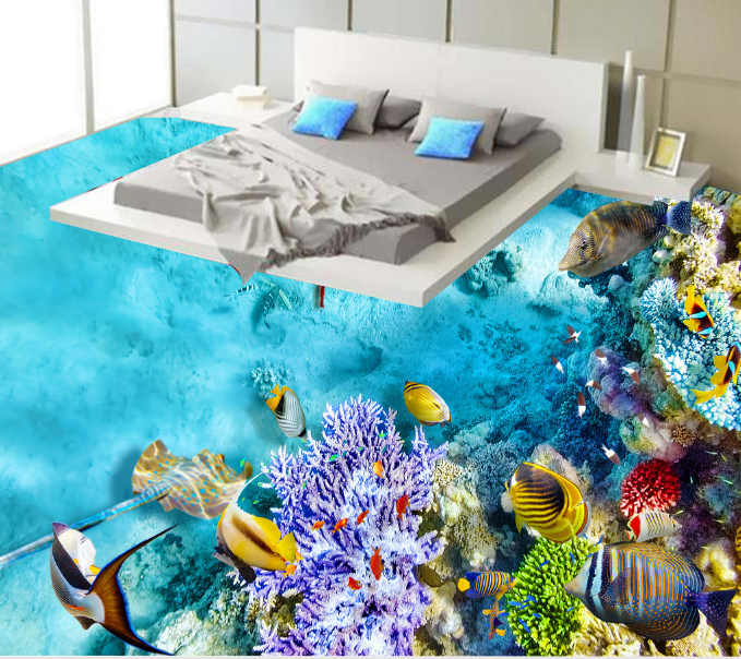 3D Seabed Starfish 202 Floor Mural Wallpaper AJ Wallpaper 2