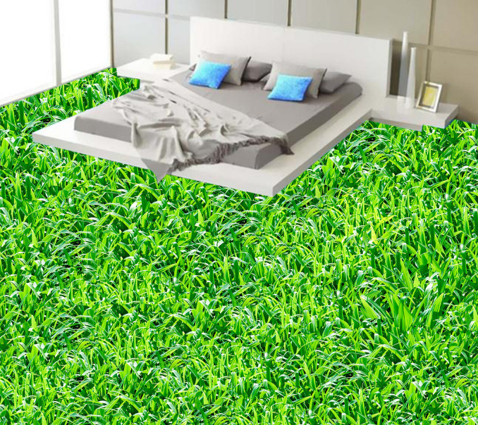 3D Grass 189 Floor Mural Wallpaper AJ Wallpaper 2